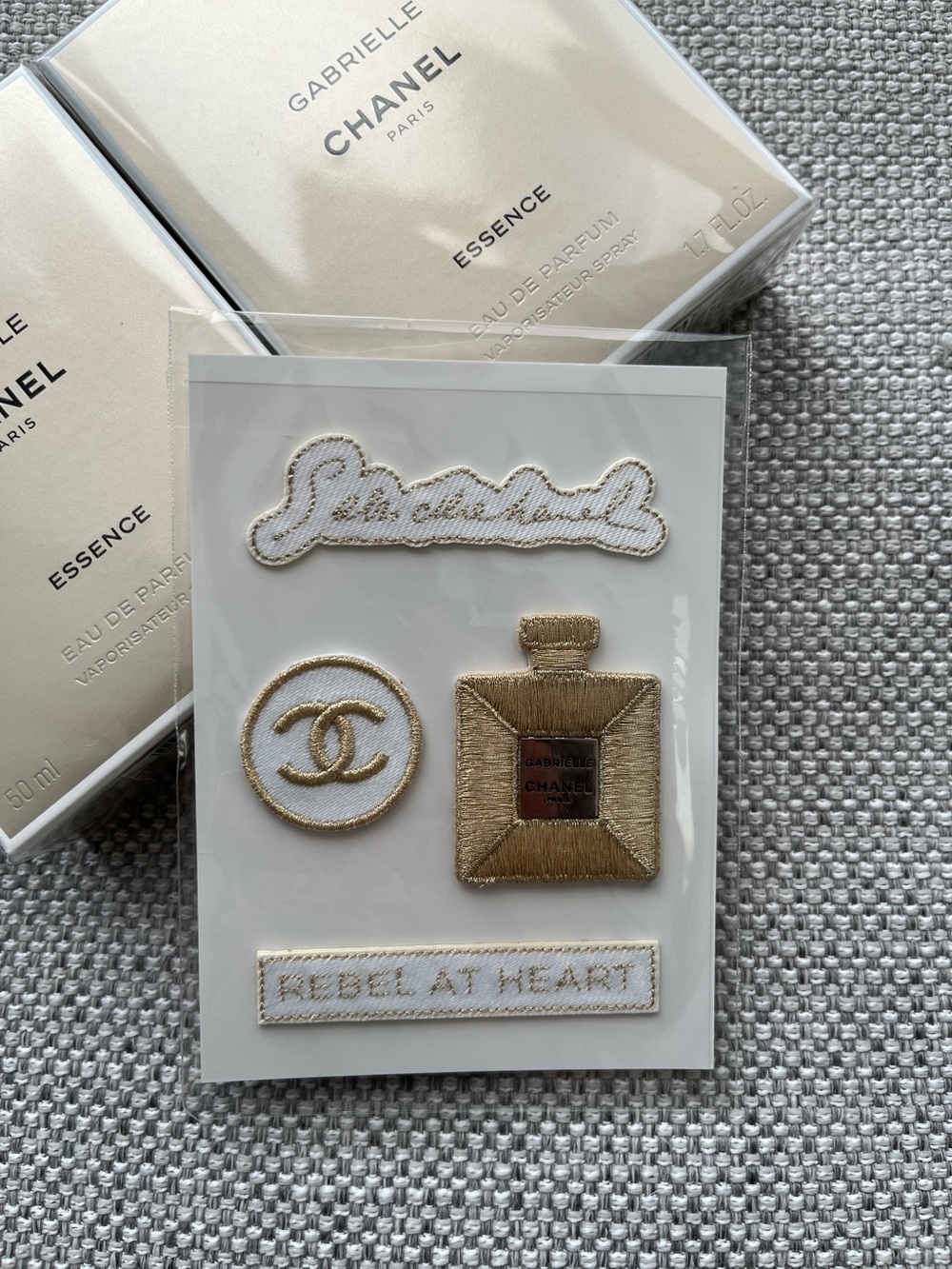 CHANEL Beauty Embroidered Patch Set GWP